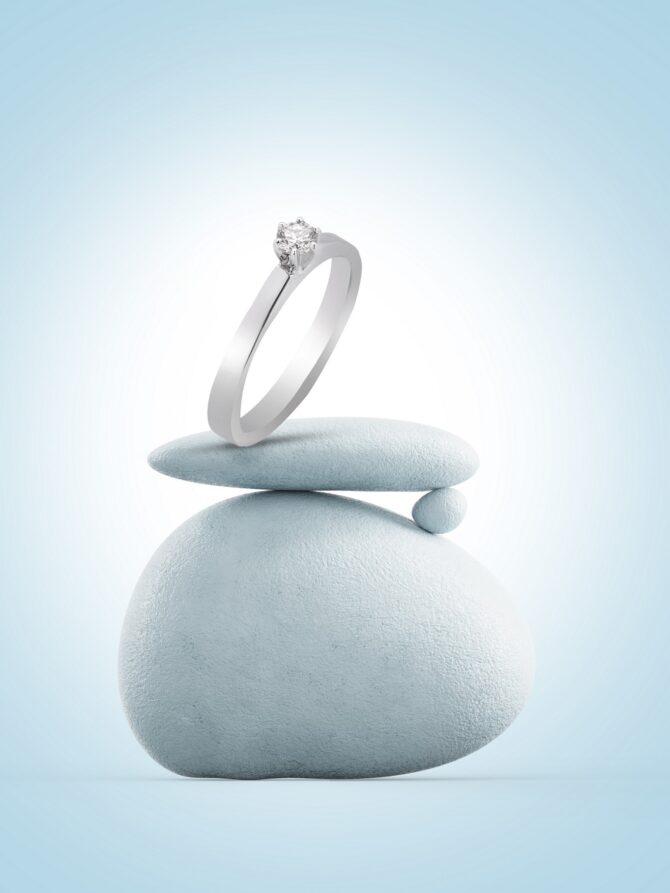 Samriddhi Jewellers - Sleek Elegance Solitaire Ring