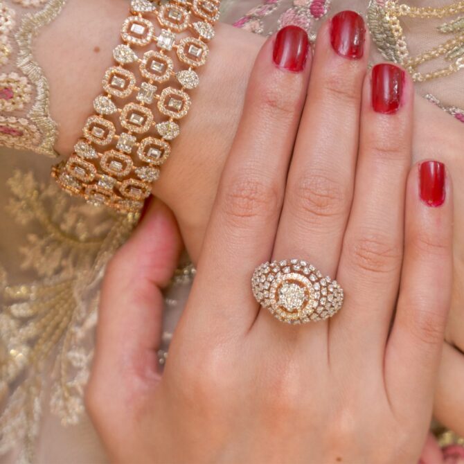 Samriddhi-Celestial Sparkle Statement Ring