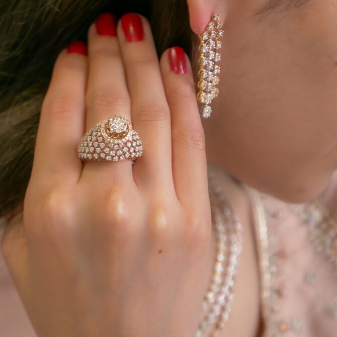 Samriddhi-Celestial Sparkle Statement Ring