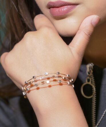 Samriddhi-Copper Reflections Multi-Strand Bracelet