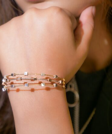 Samriddhi-Copper Reflections Multi-Strand Bracelet