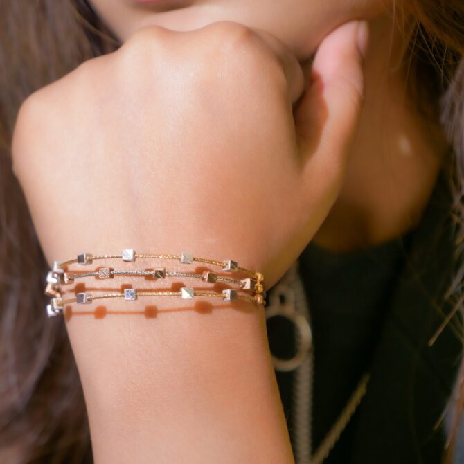 Samriddhi-Copper Reflections Multi-Strand Bracelet
