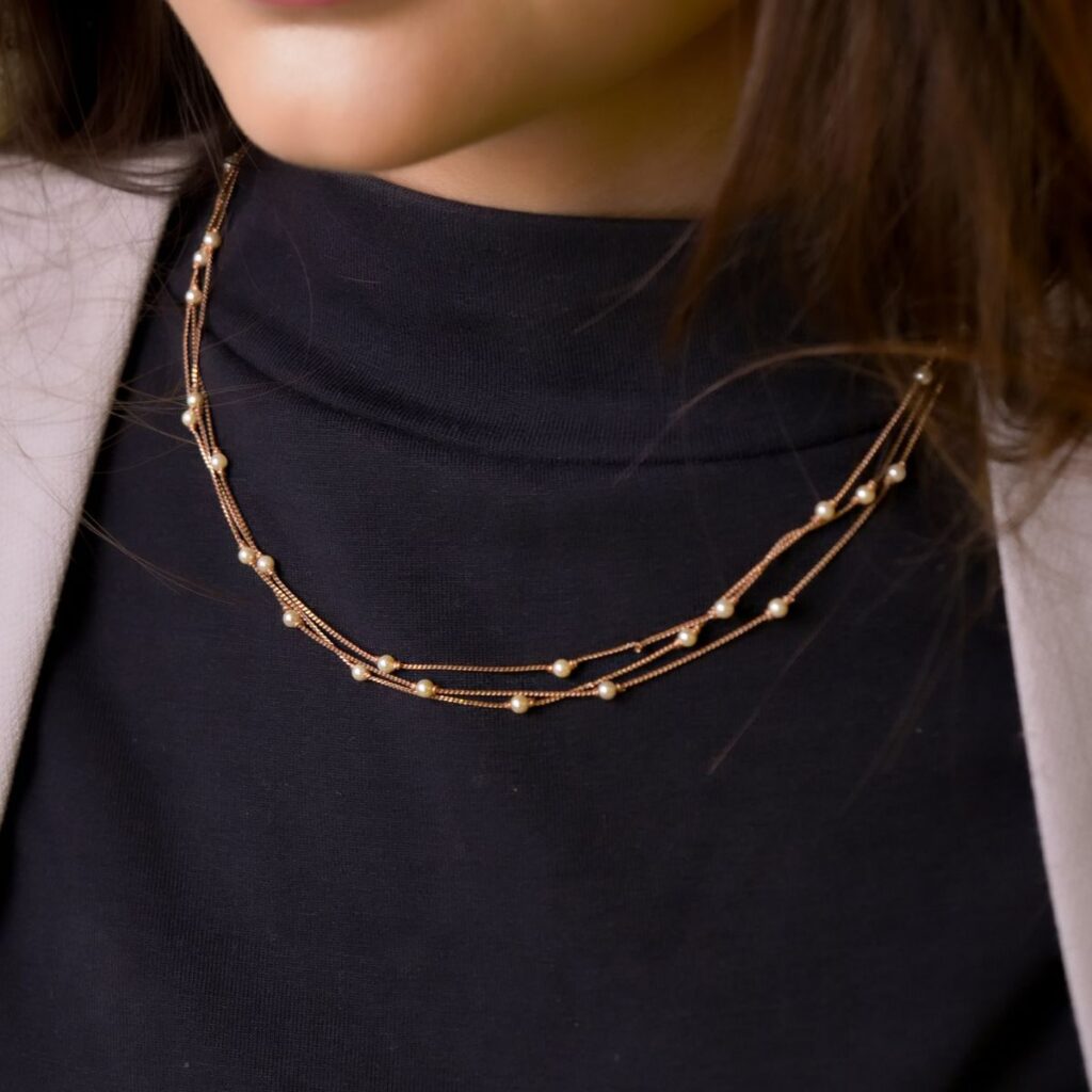 Samriddhi-Golden-Dewdrop-Layered-Necklace