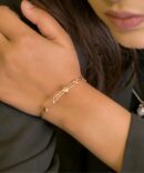 Samriddhi-Golden Harmony Bar Bracelet