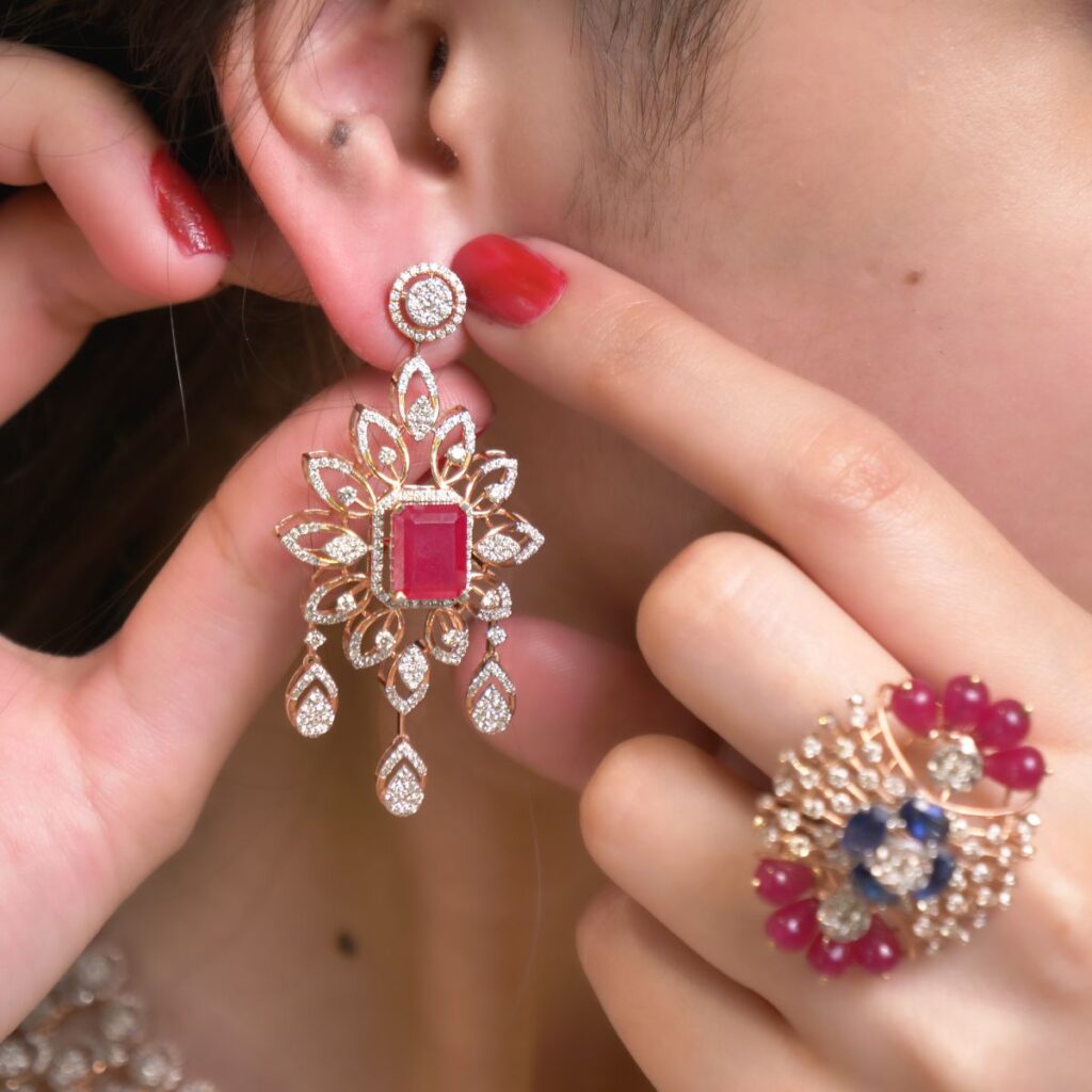 Samriddhi-Regal-Ruby-Drop-Earrings