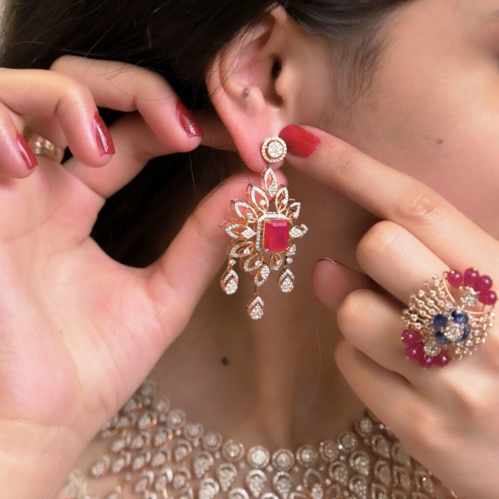 Samriddhi-Regal-Ruby-Drop-Earrings