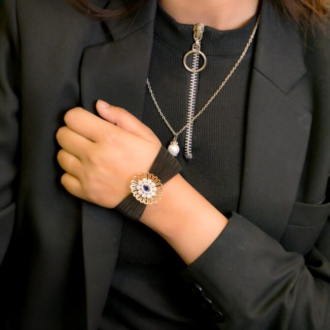 Samriddhi-Sunbeam Splendor Cuff Bracelet 2